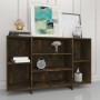 Rauchiger Eichenfurnier-Holzschrank 120x30x75 cm von vidaXL, Sideboards - Ref: Foro24-813065, Preis: 66,82 €, Rabatt: %