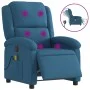Sillón reclinable de masaje eléctrico terciopelo azul de , Sillones - Ref: Foro24-3204299, Precio: 276,12 €, Descuento: %
