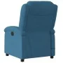 Sillón reclinable de masaje eléctrico terciopelo azul de , Sillones - Ref: Foro24-3204299, Precio: 276,12 €, Descuento: %
