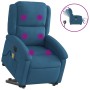 Blue velvet electric lift massage recliner by , Armchairs - Ref: Foro24-3204343, Price: 334,96 €, Discount: %
