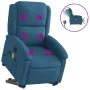 Verstellbarer elektrischer Massage-Fernsehsessel aus blauem Samt von , Sessel - Ref: Foro24-3204343, Preis: 368,40 €, Rabatt: %