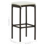 Küchenhocker mit Kissen 2 Stück synthetisches Rattan braun von vidaXL, Küchenhocker - Ref: Foro24-313439, Preis: 51,21 €, Rab...