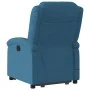 Verstellbarer elektrischer Massage-Fernsehsessel aus blauem Samt von , Sessel - Ref: Foro24-3204343, Preis: 368,40 €, Rabatt: %