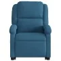 Verstellbarer elektrischer Massage-Fernsehsessel aus blauem Samt von , Sessel - Ref: Foro24-3204343, Preis: 368,40 €, Rabatt: %