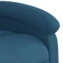 Verstellbarer elektrischer Massage-Fernsehsessel aus blauem Samt von , Sessel - Ref: Foro24-3204343, Preis: 368,40 €, Rabatt: %