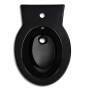 Bidet redondo de cerámica, negro
