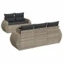 Set de sofás de jardín 6 pzas y cojines ratán sintético gris de , Conjuntos de jardín - Ref: Foro24-3221101, Precio: 469,26 €...