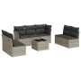 Set de sofás de jardín 8 pzas y cojines ratán sintético gris de , Conjuntos de jardín - Ref: Foro24-3249261, Precio: 506,31 €...
