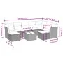 Set of 10-piece garden sofas with light gray synthetic rattan cushions by , Garden sets - Ref: Foro24-3250421, Price: 643,61 ...