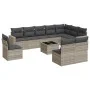 Garden sofa set 11 pieces and gray synthetic rattan cushions by , Modular outdoor sofas - Ref: Foro24-3251459, Price: 717,84 ...
