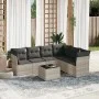 Gartensofagarnitur 7-teilig mit Polstern, helles graues PE-Rattan von , Gartensets - Ref: Foro24-3249531, Preis: 503,15 €, Ra...