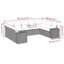 Gartenmöbel-Set 9-teilig mit Kissen aus hellem grauem Kunst-Rattan. von , Gartensets - Ref: Foro24-3255339, Preis: 636,31 €, ...