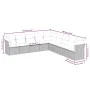 Set muebles jardín 9 pzas y cojines ratán sintético gris claro de , Conjuntos de jardín - Ref: Foro24-3249621, Precio: 589,95...