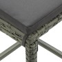 Küchenhocker mit Kissen 2 Stück graues synthetisches Rattan von vidaXL, Küchenhocker - Ref: Foro24-313441, Preis: 51,78 €, Ra...