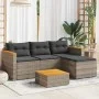 3-piece garden sofa set with gray synthetic rattan cushions by , Garden sets - Ref: Foro24-365827, Price: 287,99 €, Discount: %