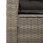 3-piece garden sofa set with gray synthetic rattan cushions by , Garden sets - Ref: Foro24-365827, Price: 287,99 €, Discount: %