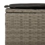 Set de sofá de jardín 3 pzas y cojines ratán sintético gris de , Conjuntos de jardín - Ref: Foro24-365827, Precio: 269,44 €