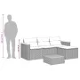 3-piece garden sofa set with gray synthetic rattan cushions by , Garden sets - Ref: Foro24-365827, Price: 287,99 €, Discount: %
