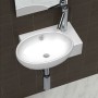 Waschbecken mit Hahnloch und weißem Keramiküberlauf von vidaXL, Sinkt - Ref: Foro24-140698, Preis: 61,50 €, Rabatt: %