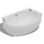 Washbasin with faucet hole and white ceramic overflow by vidaXL, Sinks - Ref: Foro24-140698, Price: 61,50 €, Discount: %