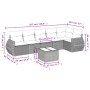 Gartensofagarnitur 7-teilig mit Polstern, helles graues PE-Rattan von , Gartensets - Ref: Foro24-3253739, Preis: 478,89 €, Ra...