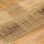 Solid mango wood round table top, rough texture Ø 60x2.5 cm by , Table tops - Ref: Foro24-370007, Price: 52,25 €, Discount: %