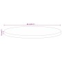 Solid mango wood round table top, rough texture Ø 60x2.5 cm by , Table tops - Ref: Foro24-370007, Price: 52,25 €, Discount: %