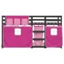 Bunk bed with solid pine wood curtains 90x190 cm by , Beds and slatted bases - Ref: Foro24-3283885, Price: 209,97 €, Discount: %