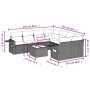 Gartenmöbel-Set 9-teilig mit Kissen aus hellem grauem Kunst-Rattan. von , Gartensets - Ref: Foro24-3252299, Preis: 606,57 €, ...