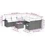 Set muebles jardín 9 pzas y cojines ratán sintético gris claro de , Conjuntos de jardín - Ref: Foro24-3252299, Precio: 626,53...