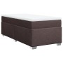 Boxspring-Bett mit dunkelbraunem Stoffmatratze 90x190 cm. von , Betten und Lattenroste - Ref: Foro24-3285098, Preis: 356,57 €...