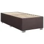 Boxspring-Bett mit dunkelbraunem Stoffmatratze 90x190 cm. von , Betten und Lattenroste - Ref: Foro24-3285098, Preis: 295,72 €...