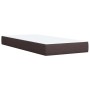 Boxspring-Bett mit dunkelbraunem Stoffmatratze 90x190 cm. von , Betten und Lattenroste - Ref: Foro24-3285098, Preis: 356,57 €...