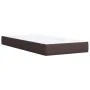 Boxspring-Bett mit dunkelbraunem Stoffmatratze 90x190 cm. von , Betten und Lattenroste - Ref: Foro24-3285098, Preis: 295,72 €...
