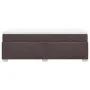 Boxspring-Bett mit dunkelbraunem Stoffmatratze 90x190 cm. von , Betten und Lattenroste - Ref: Foro24-3285098, Preis: 295,72 €...