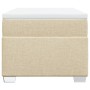 Boxspring-Bett mit cremefarbenem Stoffmatratze 90x190 cm. von , Betten und Lattenroste - Ref: Foro24-3285100, Preis: 331,82 €...