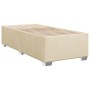 Boxspring-Bett mit cremefarbenem Stoffmatratze 90x190 cm. von , Betten und Lattenroste - Ref: Foro24-3285100, Preis: 331,82 €...