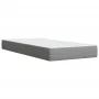 Box spring bed with light gray fabric mattress 90x200 cm by , Beds and slatted bases - Ref: Foro24-3285102, Price: 310,07 €, ...