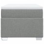 Box spring bed with light gray fabric mattress 100x200 cm by , Beds and slatted bases - Ref: Foro24-3285109, Price: 363,04 €,...