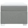 Box spring bed with light gray fabric mattress 100x200 cm by , Beds and slatted bases - Ref: Foro24-3285109, Price: 358,10 €,...
