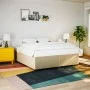Box spring bed with cream-colored fabric mattress 180x200 cm by , Beds and slatted bases - Ref: Foro24-3285156, Price: 571,00...