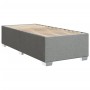 Boxspringbett mit hellgrauem Stoffbezug, Matratze 100x200 cm. von , Betten und Lattenroste - Ref: Foro24-3285109, Preis: 363,...