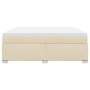 Box spring bed with cream-colored fabric mattress 180x200 cm by , Beds and slatted bases - Ref: Foro24-3285156, Price: 607,53...