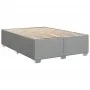 Box spring bed with light gray fabric mattress 140x200 cm by , Beds and slatted bases - Ref: Foro24-3285137, Price: 436,19 €,...