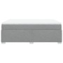 Box spring bed with light gray fabric mattress 140x200 cm by , Beds and slatted bases - Ref: Foro24-3285137, Price: 440,48 €,...