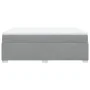 Box spring bed with light gray fabric mattress 140x200 cm by , Beds and slatted bases - Ref: Foro24-3285137, Price: 436,19 €,...