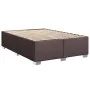 Box spring bed with dark brown fabric mattress 140x200 cm by , Beds and slatted bases - Ref: Foro24-3285140, Price: 429,59 €,...