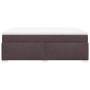 Box spring bed with dark brown fabric mattress 140x200 cm by , Beds and slatted bases - Ref: Foro24-3285140, Price: 449,27 €,...