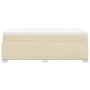Box spring bed with cream-colored fabric mattress 120x200 cm by , Beds and slatted bases - Ref: Foro24-3285128, Price: 405,00...