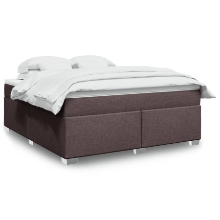 Boxspringbett mit dunkelbraunem Stoffmatratze 180x200 cm. von , Betten und Lattenroste - Ref: Foro24-3285154, Preis: 541,80 €...